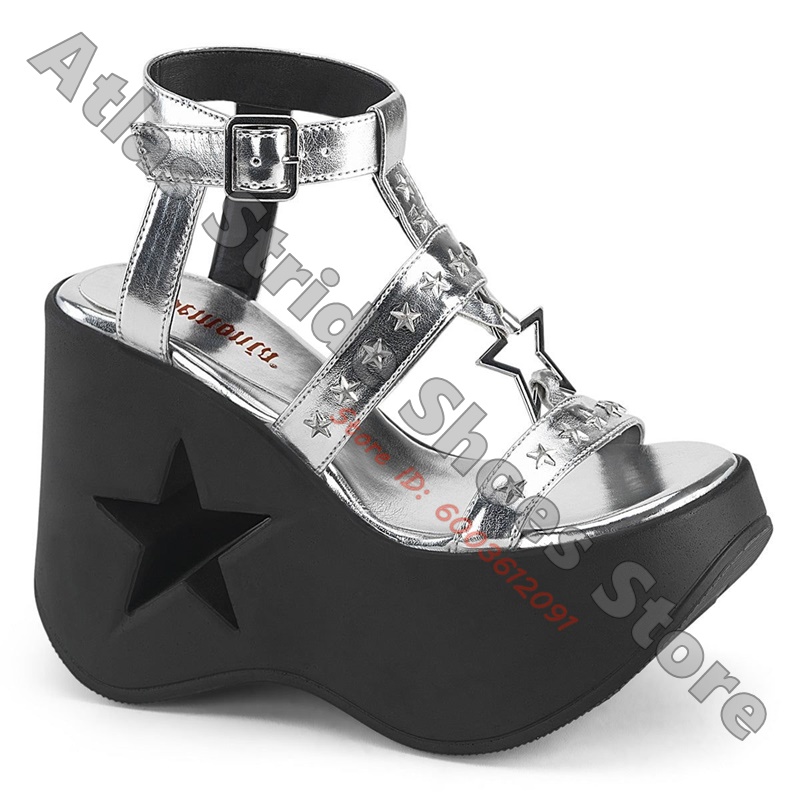 Women'S Shoes Vegan - Botines de Plataforma con Corte de