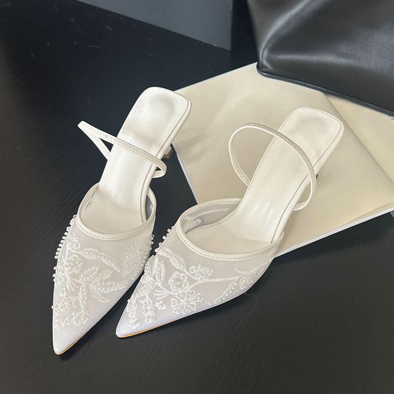 Women Shoes Brand - 2026 Sandalias elegantes con talón descubierto