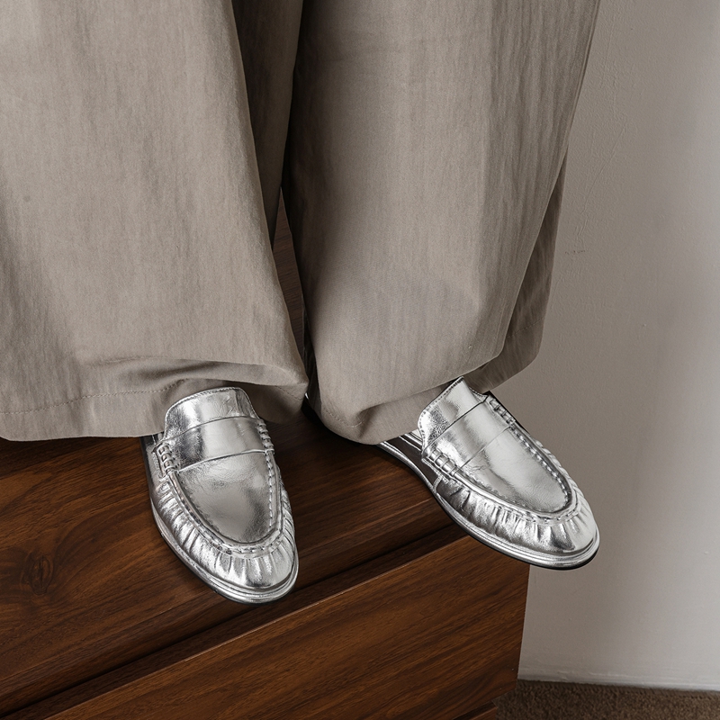 Women'S Shoes Everyday - Mocasines de Mujer de Cuero Genuino