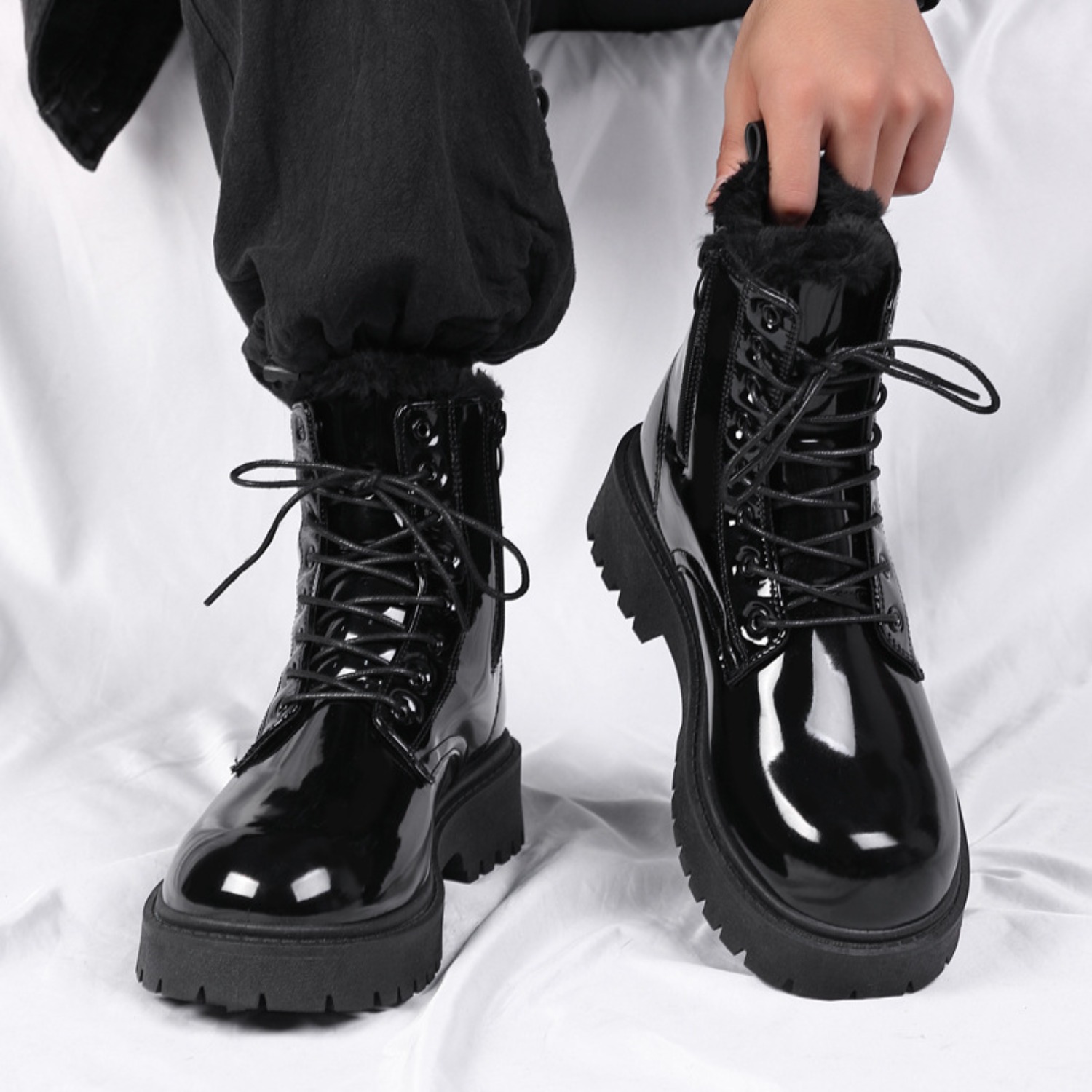 Botas de invierno para hombre, - Suede Ankle Boot reseña y precio