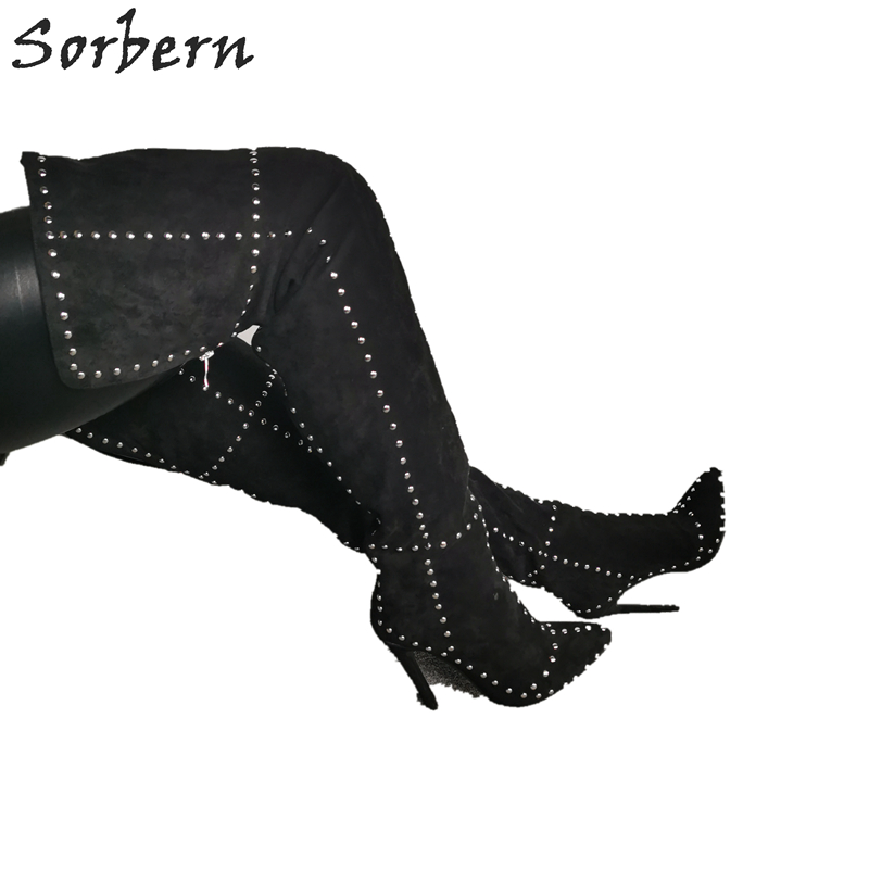 Sorbern-Botas hasta el muslo c - Women'S Shoes Vegan reseña y precio