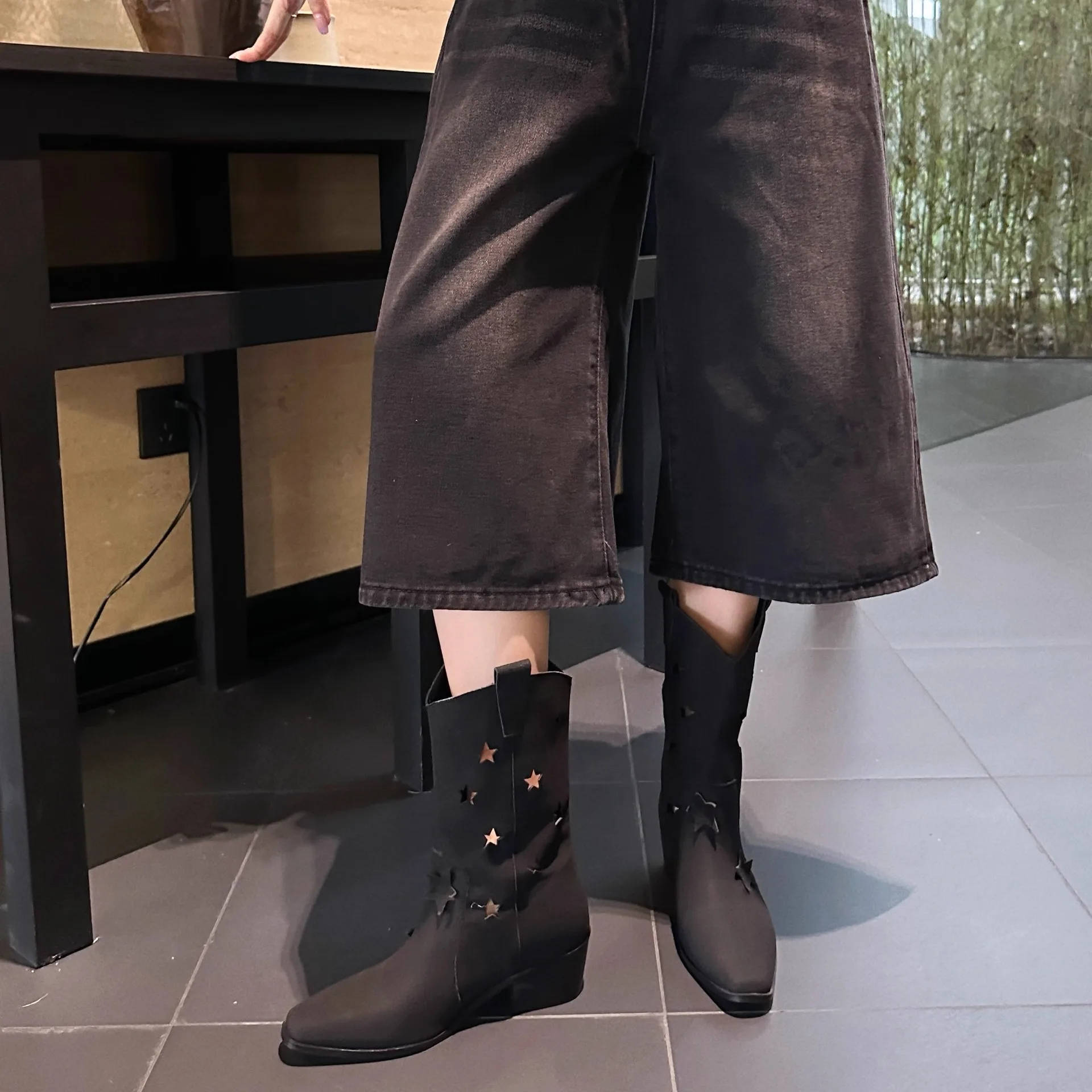 Botas occidentales de gamuza v - Women'S Shoes Vegan reseña y precio