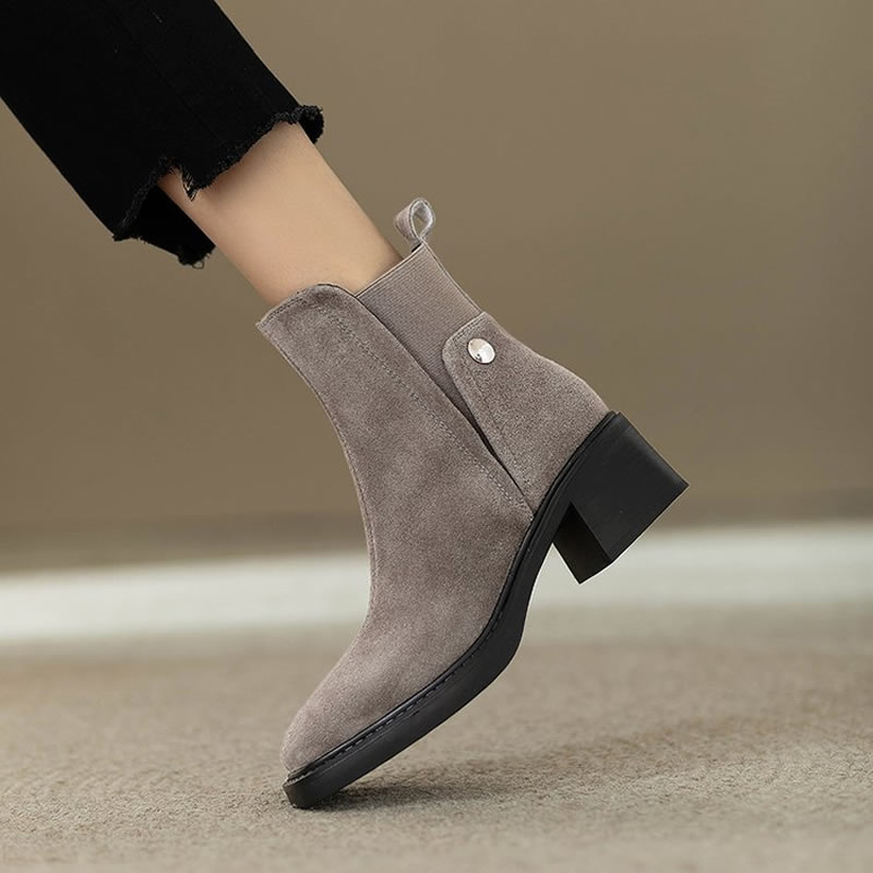 Botines gruesos de gamuza para - Women'S Shoes Trending 2025 reseña y precio