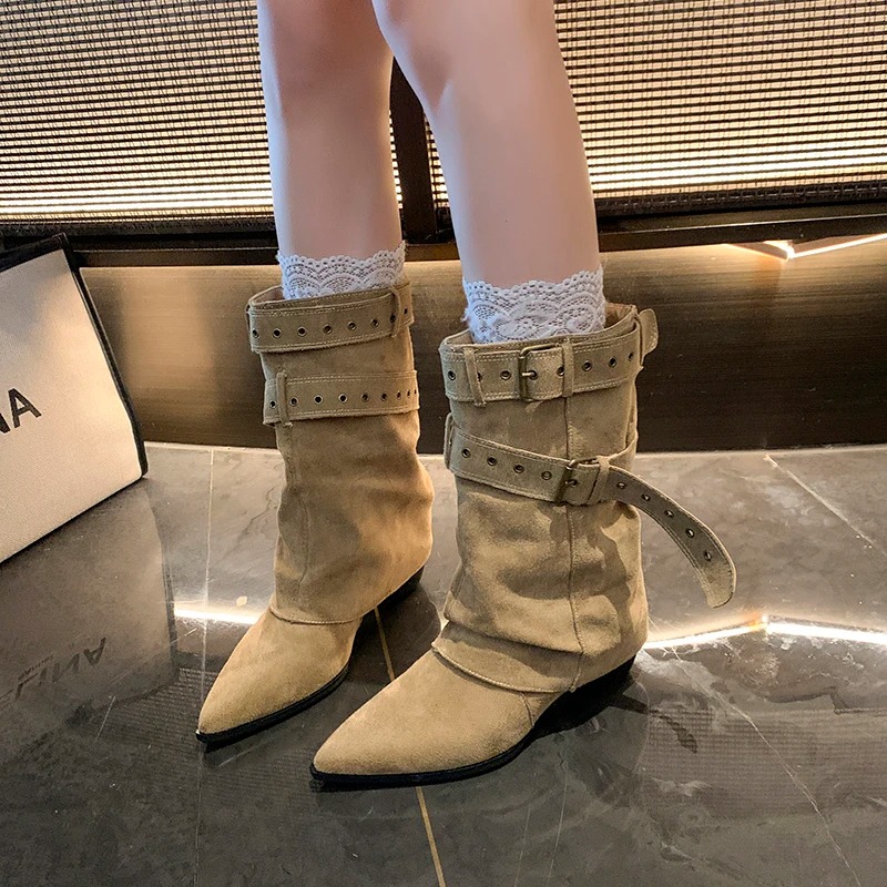 2025 Botas de invierno con pun - Women'S Shoes Trending 2025 reseña y precio