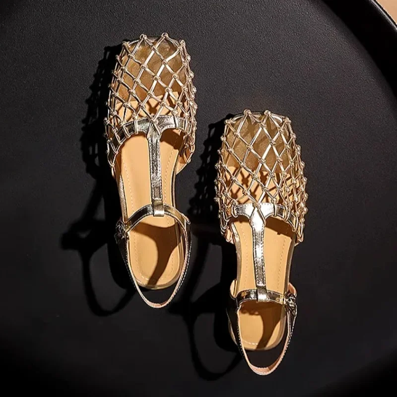 Sandalias de malla tejida para - Women'S Shoes Trending 2025 reseña y precio