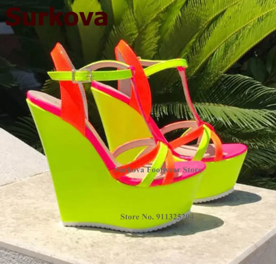 Surkova Sandalias de Tacón de  - Women'S Shoes Yellow reseña y precio