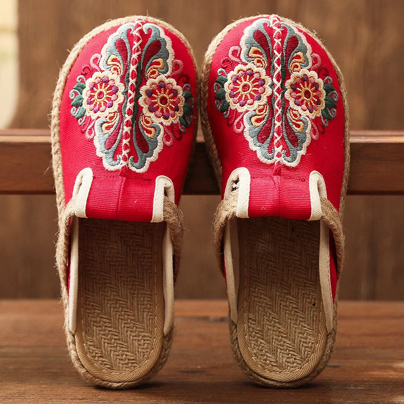 Mules Planas de Lino Casuales  - Women'S Shoes Vegan reseña y precio