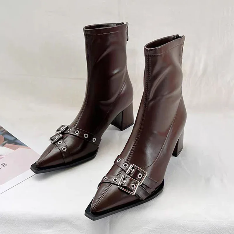 Botines de tacón alto para muj - Women'S Shoes Trending 2025 reseña y precio