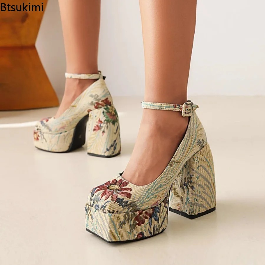 Zapatos de Tacón Grueso para M - Patent Leather Pump reseña y precio