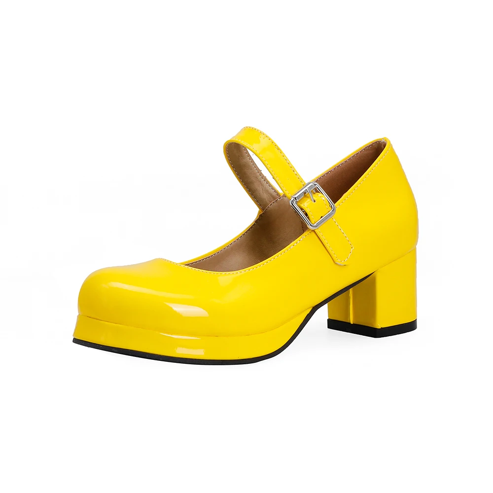 Nuevos zapatos de tacón cómodo - Patent Leather Pump reseña y precio