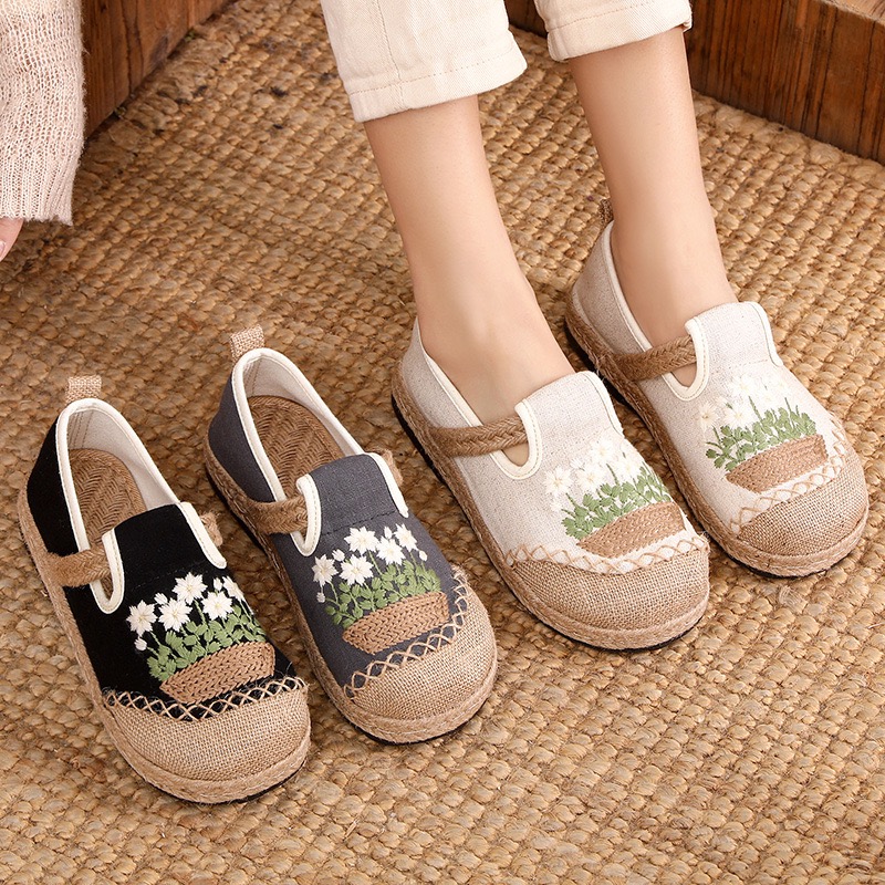 Veowalk-mocasines de lona de l - Women'S Shoes Vegan reseña y precio